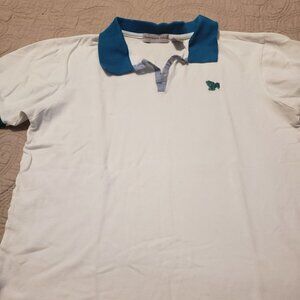 Vintage 90s Northern Isles White Polo Style Shirt
